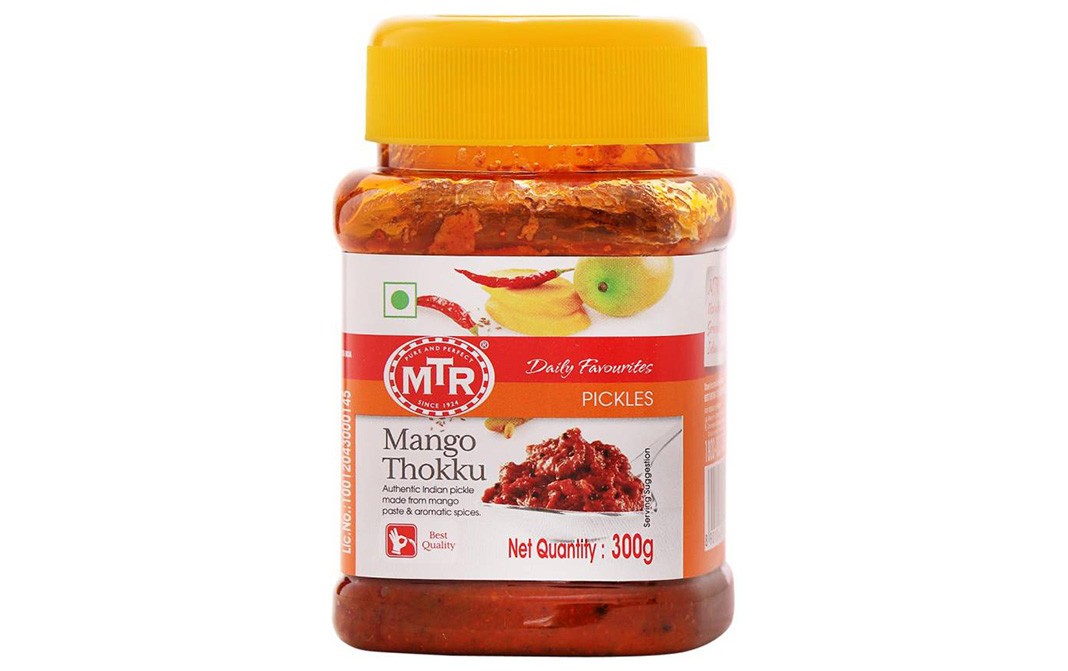 MTR Mango Thokku Pickles   Plastic Jar  300 grams